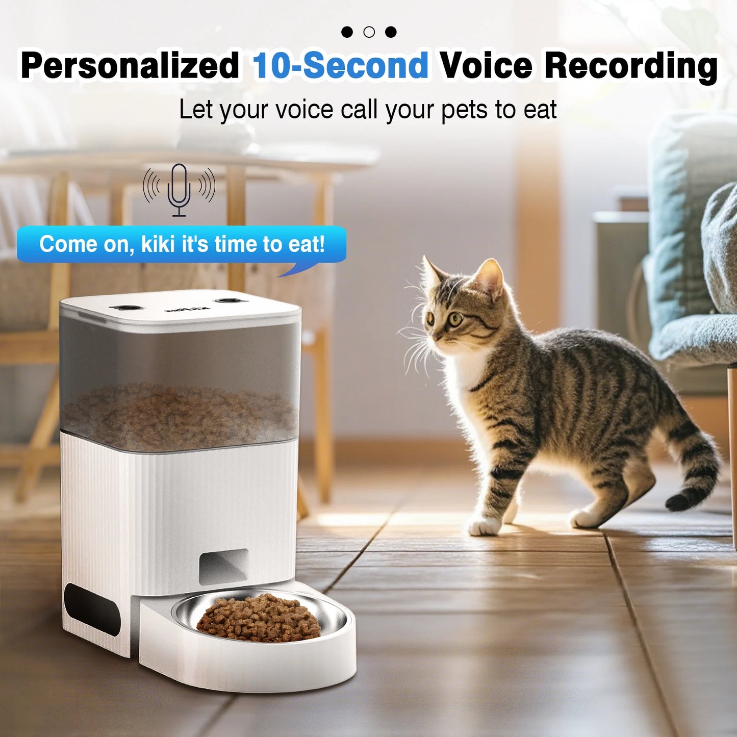 Automatic Cat & Dog Feeder - APP Controlled & Voice Recording