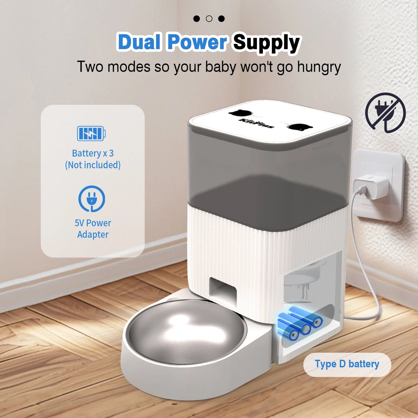 Automatic Cat & Dog Feeder - APP Controlled & Voice Recording