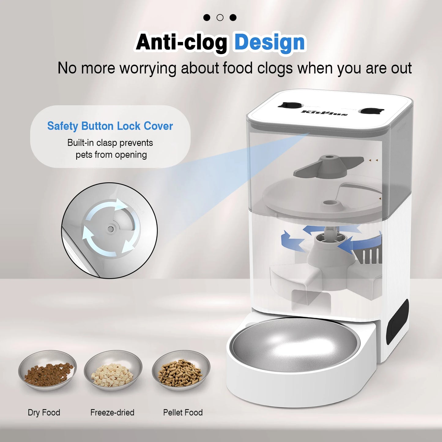 Automatic Cat & Dog Feeder - APP Controlled & Voice Recording
