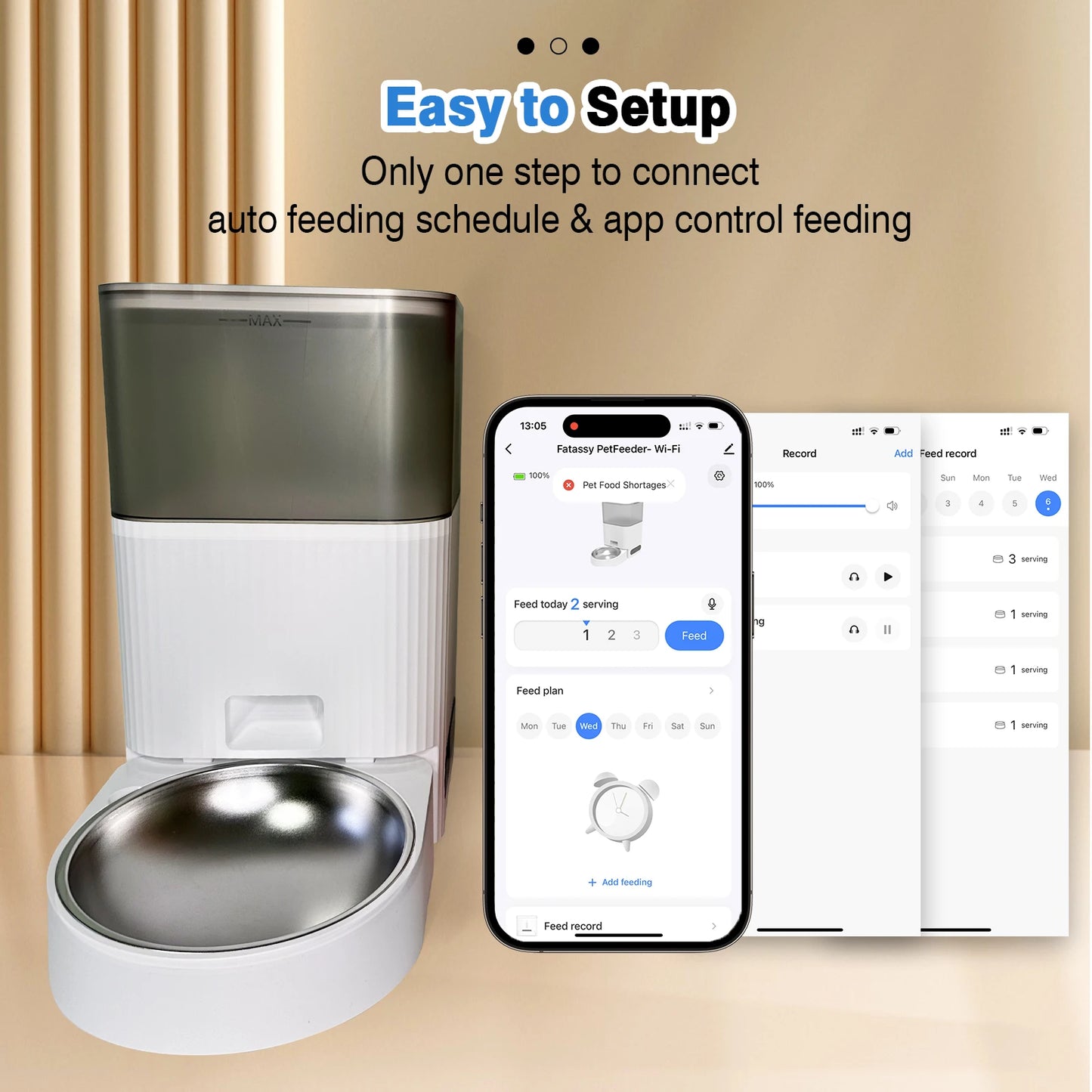 Automatic Cat & Dog Feeder - APP Controlled & Voice Recording