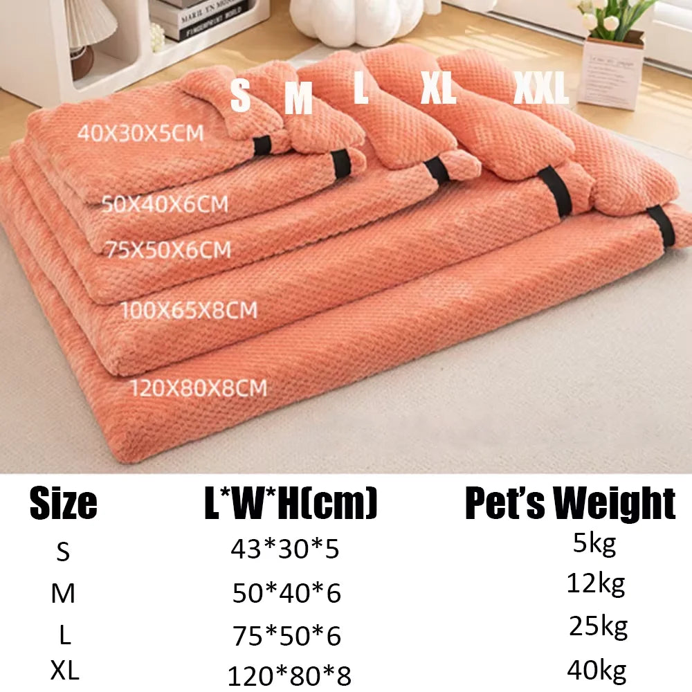 Fluffy Calming Pet Bed for Dogs & Cats - Machine Washable