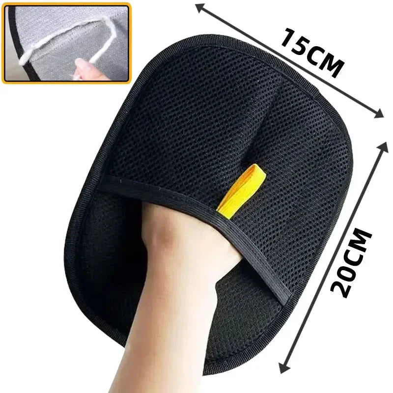 Pet Hair Remover Glove – Deshedding Brush for Dogs, Cats & Furniture
