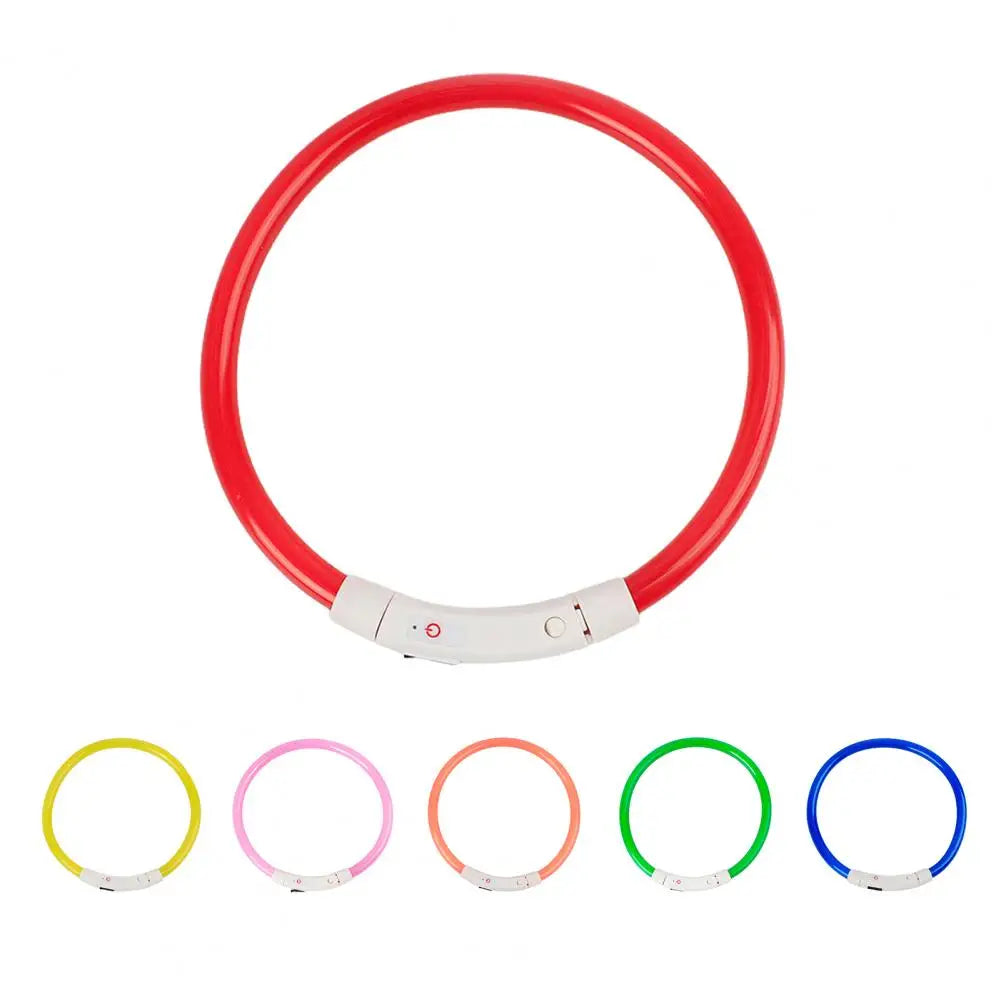 LED Safety Collar for Dogs & Cats - Rechargeable & Waterproof